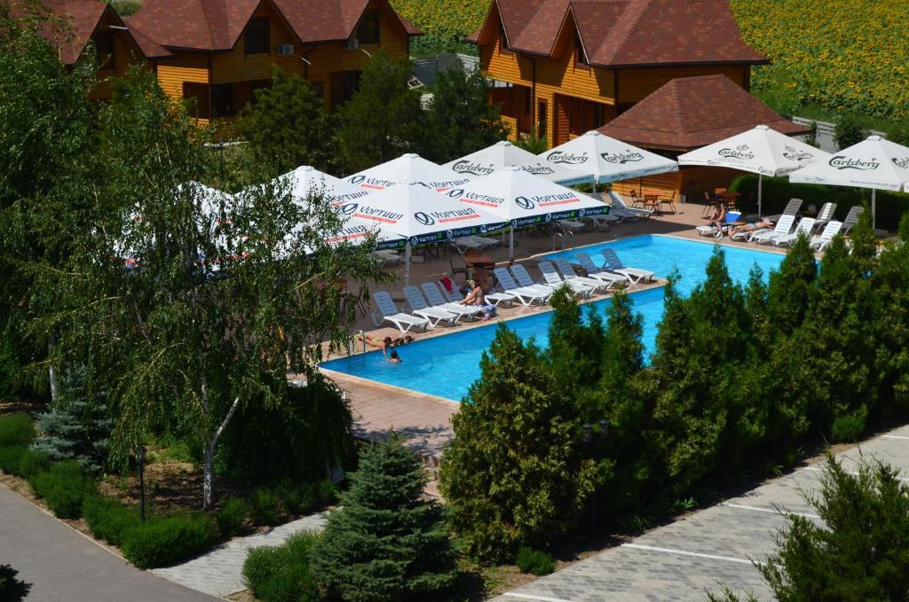Panska Hata Hotel Nyzhnya Khortytsya Bagian luar foto