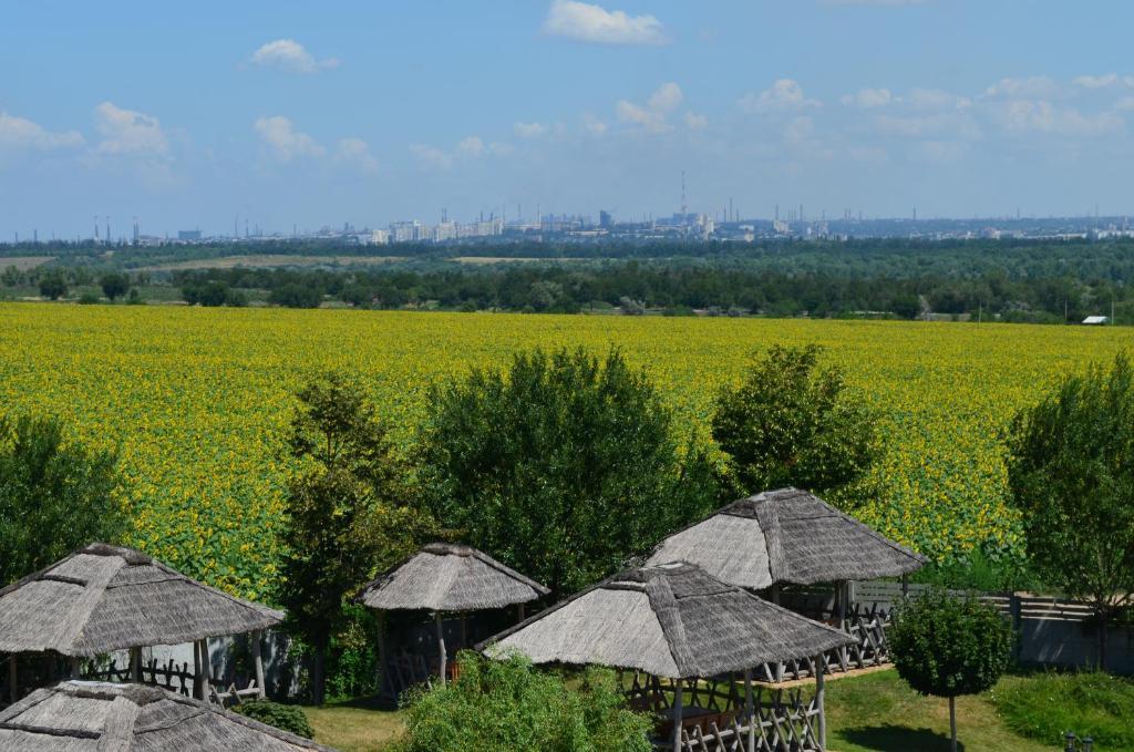 Panska Hata Hotel Nyzhnya Khortytsya Bagian luar foto