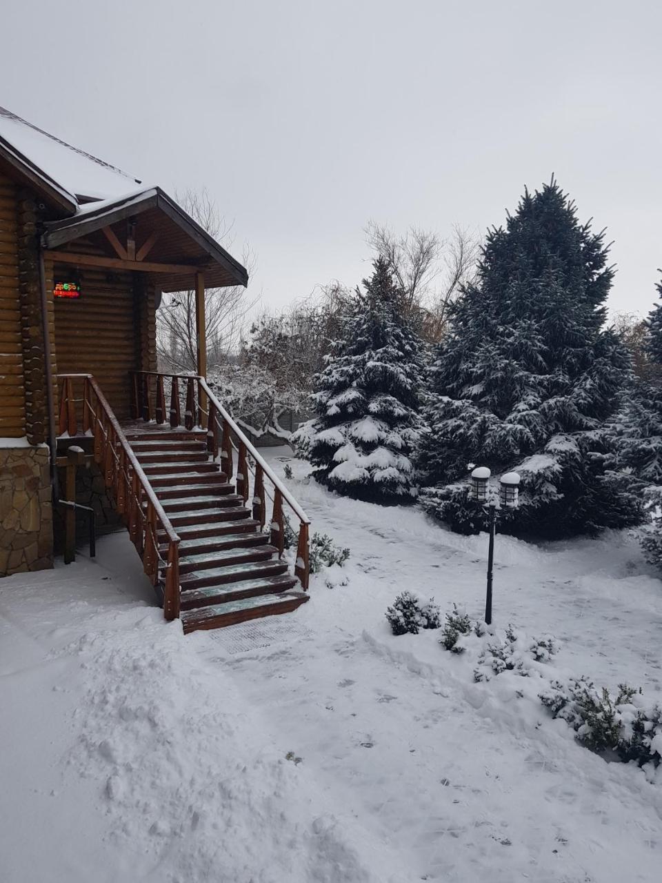 Panska Hata Hotel Nyzhnya Khortytsya Bagian luar foto